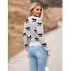 Zeagoo Women’s 2026 Fall Crewneck Cropped Sweater Trendy Long Sleeve Ribbed Knit Pullover Jumper Tops(Bowknot White)