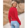 Zeagoo Women’s 2026 Fall Crewneck Cropped Sweater Trendy Long Sleeve Ribbed Knit Pullover Jumper Tops(Z-christmas Print)