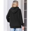 Zeagoo Womens Oversized Hoodies 2025 Fleece Sweatshirts Long Sleeve Pullover with Pocket Fall Winter Outfits Clothes(01-black)