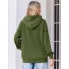 Zeagoo Womens Oversized Hoodies 2025 Fleece Sweatshirts Long Sleeve Pullover with Pocket Fall Winter Outfits Clothes(Army Green)