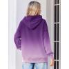 Zeagoo Womens Oversized Hoodies 2025 Fleece Sweatshirts Long Sleeve Pullover with Pocket Fall Winter Outfits Clothes(Blue Gradient 2)