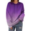 Zeagoo Womens Oversized Hoodies 2025 Fleece Sweatshirts Long Sleeve Pullover with Pocket Fall Winter Outfits Clothes(Blue Gradient 2)