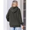 Zeagoo Womens Oversized Hoodies 2025 Fleece Sweatshirts Long Sleeve Pullover with Pocket Fall Winter Outfits Clothes(Dark Grey)