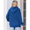 Zeagoo Womens Oversized Hoodies 2025 Fleece Sweatshirts Long Sleeve Pullover with Pocket Fall Winter Outfits Clothes(Deep Blue)