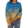 Zeagoo Womens Oversized Hoodies 2025 Fleece Sweatshirts Long Sleeve Pullover with Pocket Fall Winter Outfits Clothes(Gold Foil Gradient)