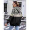 Zeagoo Womens Oversized Hoodies 2025 Fleece Sweatshirts Long Sleeve Pullover with Pocket Fall Winter Outfits Clothes(Leopard Print)