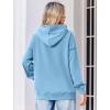 Zeagoo Womens Oversized Hoodies 2025 Fleece Sweatshirts Long Sleeve Pullover with Pocket Fall Winter Outfits Clothes(Light Blue)