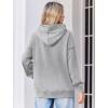 Zeagoo Womens Oversized Hoodies 2025 Fleece Sweatshirts Long Sleeve Pullover with Pocket Fall Winter Outfits Clothes(Light Grey)