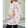 Zeagoo Womens Oversized Hoodies 2025 Fleece Sweatshirts Long Sleeve Pullover with Pocket Fall Winter Outfits Clothes(Maple Leaf Print)