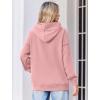 Zeagoo Womens Oversized Hoodies 2025 Fleece Sweatshirts Long Sleeve Pullover with Pocket Fall Winter Outfits Clothes(Pink)