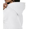 Zeagoo Womens Oversized Hoodies 2025 Fleece Sweatshirts Long Sleeve Pullover with Pocket Fall Winter Outfits Clothes(White)