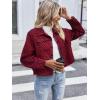 Zeagoo Flannels for Women Cropped Shacket Jacket Fashion Plaid Button Down Shirt 2026 Fall Coat Tops(Z-gz383)