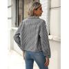 Zeagoo Flannels for Women Cropped Shacket Jacket Fashion Plaid Button Down Shirt 2026 Fall Coat Tops(Z-jh275)
