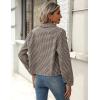 Zeagoo Flannels for Women Cropped Shacket Jacket Fashion Plaid Button Down Shirt 2026 Fall Coat Tops(Z-jh459)