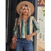 Zeagoo Long Sleeve Shirts for Women Casual V Neck Fall Tops Dressy Summer Work Blouses Clothes(Multicolor 289)