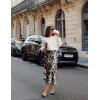Zeagoo Skirts for Women High Waist Skirt Elegant Midi Skirt Satin(An256)
