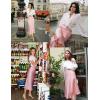 Zeagoo Skirts for Women High Waist Skirt Elegant Midi Skirt Satin(Pink)