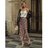 Zeagoo Skirts for Women High Waist Skirt Elegant Midi Skirt Satin(Xh267)
