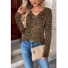 Zeagoo Women Long Sleeve Tops Dressy Casual V Neck Tshirts Basics Tee 2025 Fall Trendy Clothes S-2XL(An136)