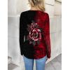 Zeagoo Women Long Sleeve Tops Dressy Casual V Neck Tshirts Basics Tee 2025 Fall Trendy Clothes S-2XL(Bf309)