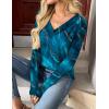 Zeagoo Women Long Sleeve Tops Dressy Casual V Neck Tshirts Basics Tee 2025 Fall Trendy Clothes S-2XL(Cx287)