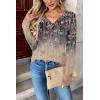 Zeagoo Women Long Sleeve Tops Dressy Casual V Neck Tshirts Basics Tee 2025 Fall Trendy Clothes S-2XL(Cx311)