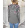 Zeagoo Women Long Sleeve Tops Dressy Casual V Neck Tshirts Basics Tee 2025 Fall Trendy Clothes S-2XL(Hf36)