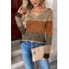 Zeagoo Women Long Sleeve Tops Dressy Casual V Neck Tshirts Basics Tee 2025 Fall Trendy Clothes S-2XL(Jh398)