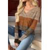Zeagoo Women Long Sleeve Tops Dressy Casual V Neck Tshirts Basics Tee 2025 Fall Trendy Clothes S-2XL(Jh398)