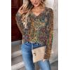 Zeagoo Women Long Sleeve Tops Dressy Casual V Neck Tshirts Basics Tee 2025 Fall Trendy Clothes S-2XL(Mz721)