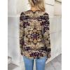 Zeagoo Women Long Sleeve Tops Dressy Casual V Neck Tshirts Basics Tee 2025 Fall Trendy Clothes S-2XL(Mz857)