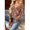Zeagoo Women Long Sleeve Tops Dressy Casual V Neck Tshirts Basics Tee 2025 Fall Trendy Clothes S-2XL(Mz896)