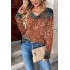 Zeagoo Women Long Sleeve Tops Dressy Casual V Neck Tshirts Basics Tee 2025 Fall Trendy Clothes S-2XL(Mz897)