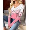 Zeagoo Women Long Sleeve Tops Dressy Casual V Neck Tshirts Basics Tee 2025 Fall Trendy Clothes S-2XL(Sf122)