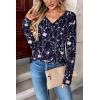 Zeagoo Women Long Sleeve Tops Dressy Casual V Neck Tshirts Basics Tee 2025 Fall Trendy Clothes S-2XL(Sf180)