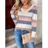 Zeagoo Women Long Sleeve Tops Dressy Casual V Neck Tshirts Basics Tee 2025 Fall Trendy Clothes S-2XL(Tw669)