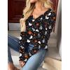 Zeagoo Women Long Sleeve Tops Dressy Casual V Neck Tshirts Basics Tee 2025 Fall Trendy Clothes S-2XL(Ws36)