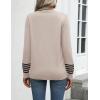 Zeagoo Womens 2026 Fall Sweaters Long Sleeve Tops Classic Crew Neck Pullover Sweaters Loose Dressy Casual Basic Clothes(Apricot-tz255)