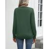 Zeagoo Womens 2026 Fall Sweaters Long Sleeve Tops Classic Crew Neck Pullover Sweaters Loose Dressy Casual Basic Clothes(Army Green)