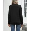 Zeagoo Womens 2026 Fall Sweaters Long Sleeve Tops Classic Crew Neck Pullover Sweaters Loose Dressy Casual Basic Clothes(Black)