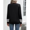 Zeagoo Womens 2026 Fall Sweaters Long Sleeve Tops Classic Crew Neck Pullover Sweaters Loose Dressy Casual Basic Clothes(Black-tz256)