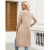 Zeagoo Women’s Long Cardigan Sweaters Lightweight Sweater Long Sleeve Open Front Casual Knit Duster Cardigans with Pocket(K_beige)