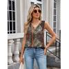 Zeagoo Women’s Silk Satin Camisole Tank Tops V Neck Pleated Dressy Casual Sleeveless Blouses Summer Business Work Shirts(Z – Mz721)