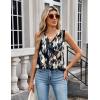 Zeagoo Women’s Silk Satin Camisole Tank Tops V Neck Pleated Dressy Casual Sleeveless Blouses Summer Business Work Shirts(Z – Zr220)