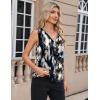 Zeagoo Women’s Silk Satin Camisole Tank Tops V Neck Pleated Dressy Casual Sleeveless Blouses Summer Business Work Shirts(Z – Zr220)