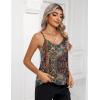 Zeagoo Women’s Silk Satin Tank Tops 2026 V Neck Adjustable Spaghetti Strap Sleeveless Camisole Summer Basic Blouse(Mz721)