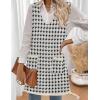 Zeagoo Women’s Sweater Vest Dresses for Women 2025 V Neck Sleeveless Knit Pullover Sweater with Pockets Fall Winter Outfits(Jh466)