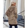 Zeagoo Women’s Zip Up Hoodies Long Sleeve Long Tunic Sweatshirts Oversized Fleece Casual 2025 Fall Jacket Coat with Pocket(Leopard Print)