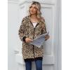 Zeagoo Women’s Zip Up Hoodies Long Sleeve Long Tunic Sweatshirts Oversized Fleece Casual 2025 Fall Jacket Coat with Pocket(Leopard Print)