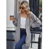 Zeagoo Women’s Zip Up Hoodies Long Sleeve Long Tunic Sweatshirts Oversized Fleece Casual 2025 Fall Jacket Coat with Pocket(Light Grey)